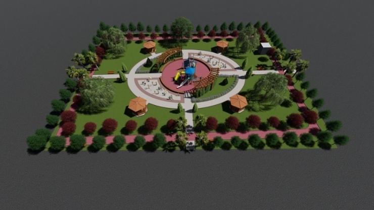 Turgut Özal Parkı İçin İlk Kazma Vuruldu