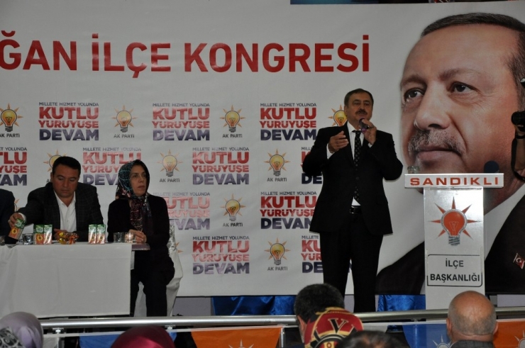 Bakan Eroğlu, Ak Parti Sandıklı İlçe Kongresi’ne Katıldı