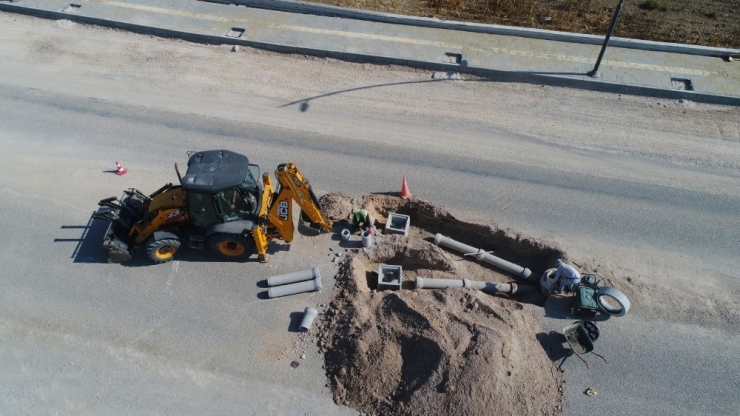 Manisa Cbü Yağmur Suyu Hattı Tamamlandı