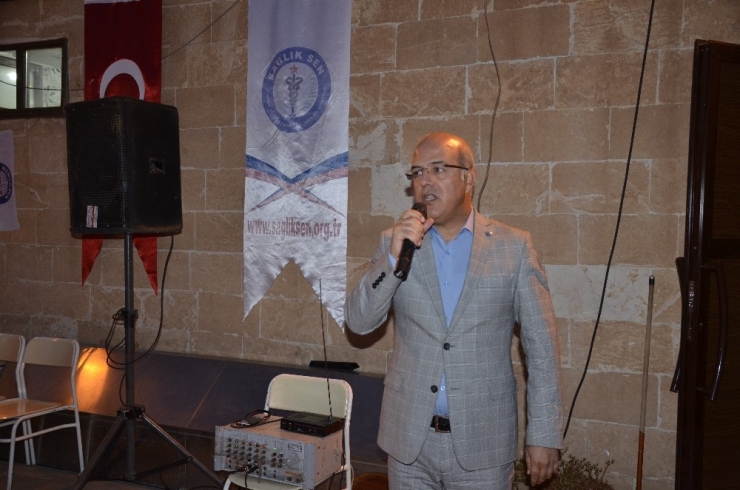 Siverek Sağlık-sen, Üyeleriyle Yemekte Buluştu