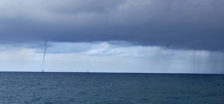 Alanya’da Denizde Aynı Anda 2 Hortum