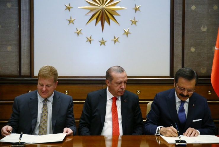 Cumhurbaşkanı Erdoğan, Amerikan Türk Konseyi Ve Abd Ticaret Odası Heyetini Kabul Etti