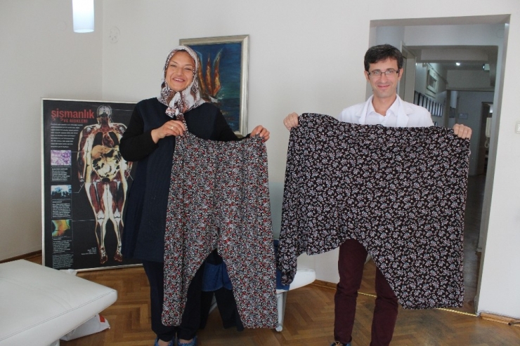 Sadece Diyetle Bir Yılda 76 Kilo Verdi