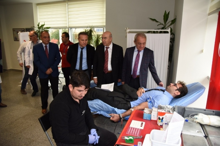 Başkan Ergün’den Kan Bağışına Destek Çağrısı