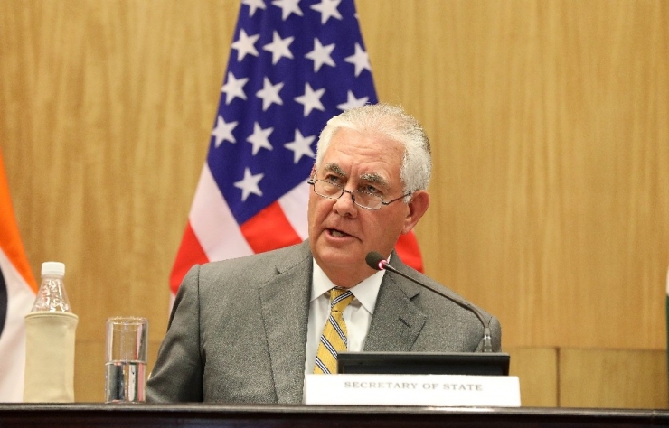 Abd Dışişleri Bakanı Tillerson, Hindistan’da
