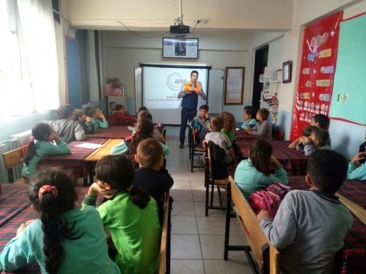 Afad Öğrencileri Olası Afetlere Karşı Eğitiyor