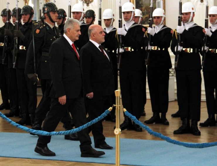 Başbakan Yıldırım, Irak Başbakanı İbadi’yi Resmi Törenle Karşıladı