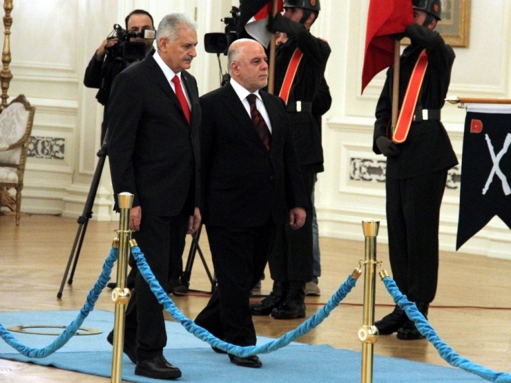 Başbakan Yıldırım, Irak Başbakanı İbadi’yi Resmi Törenle Karşıladı