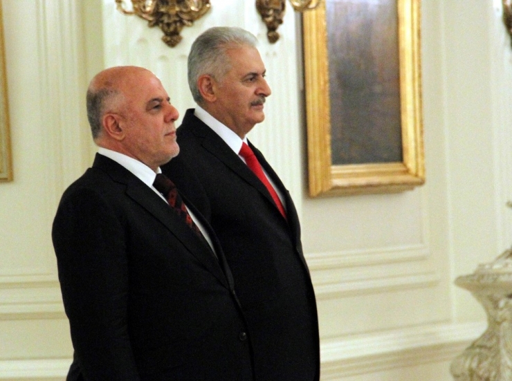 Başbakan Yıldırım, Irak Başbakanı İbadi’yi Resmi Törenle Karşıladı