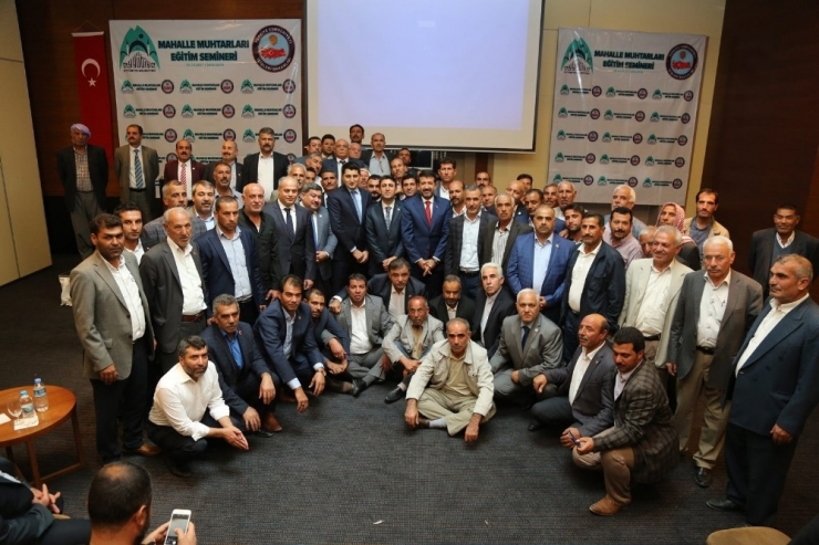 Eyyübiye Belediyesinden Muhtarlara Seminer