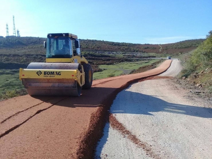 Kış Öncesi Körfez’de Yol Bakımları Sürüyor