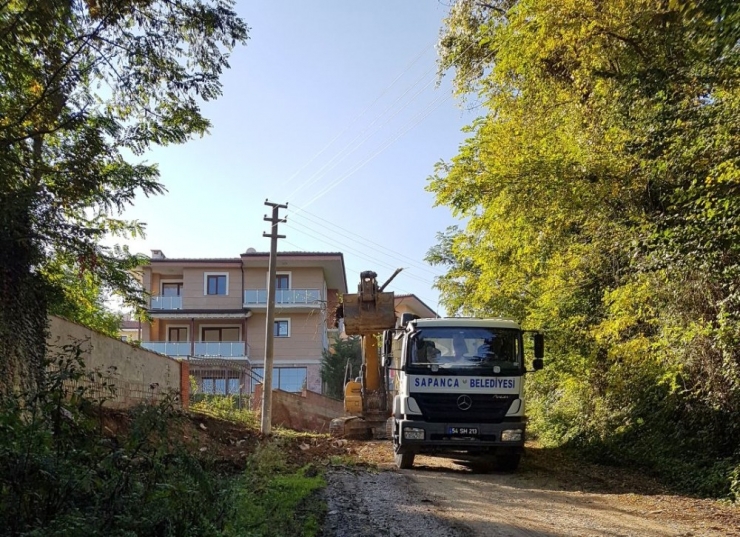 Sapanca’ya Son 10 Ayda 9 Bin Ton Asfalt Atıldı