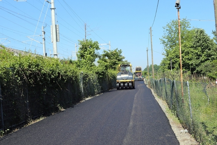 Sapanca’ya Son 10 Ayda 9 Bin Ton Asfalt Atıldı