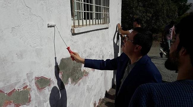 Rektör Kızılay Köy Okulu Yenileme Etkinliğine Katıldı