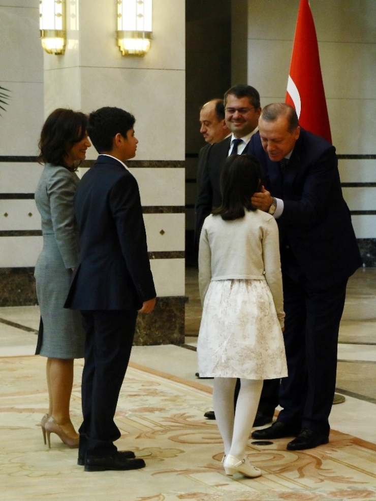 Cumhurbaşkanı Erdoğan, Azerbaycan Büyükelçisi İbrahim’i Kabul Etti