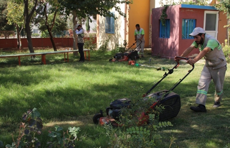 Haliliye’de Park Ve Bahçelerde Hummalı Çalışma