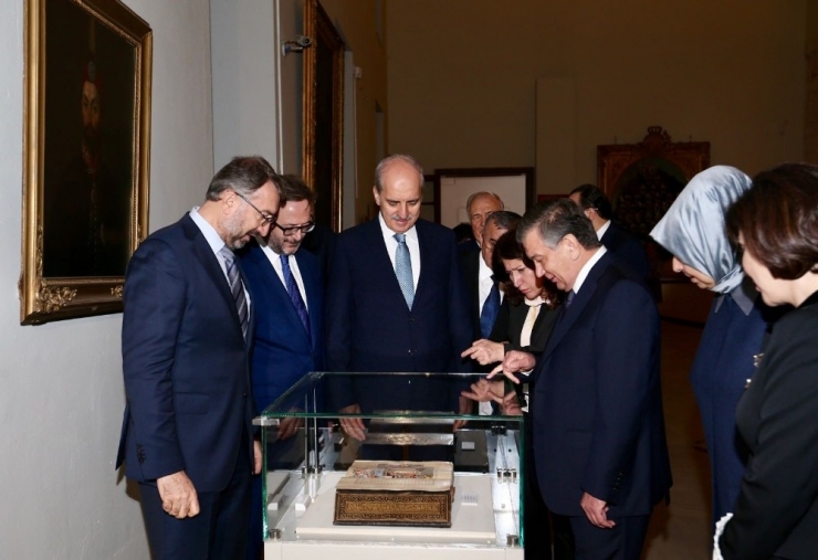 Bakan Kurtulmuş, Özbekistan Cumhurbaşkanı Mirziyoyev’i Topkapı Sarayı’nda Ağırladı