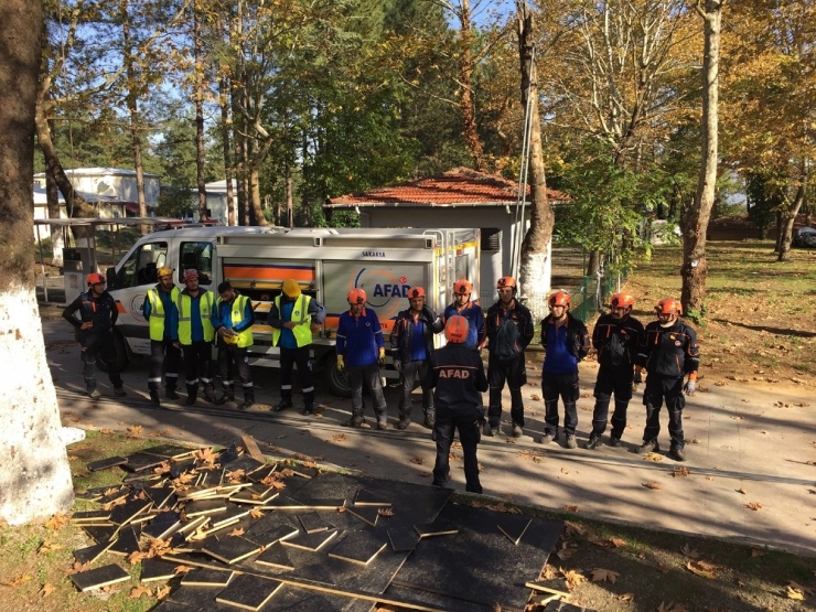 Saski Ekiplerine Doğal Afet Eğitimi