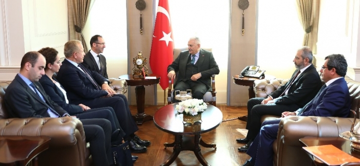 Başbakan Yıldırım, Kosova Başbakan Birinci Yardımcısını Kabul Etti