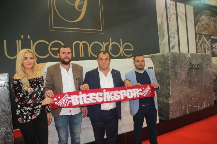 Bilecikspor’dan Blok Mermer Fuarı’na Çıkartma