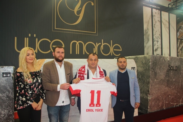 Bilecikspor’dan Blok Mermer Fuarı’na Çıkartma