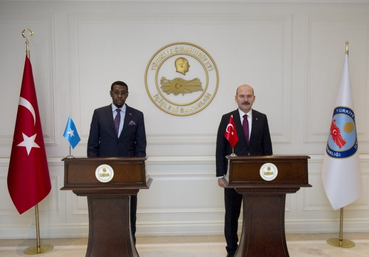 Bakan Soylu, Somalili Mevkidaşı Islow İle Bir Araya Geldi