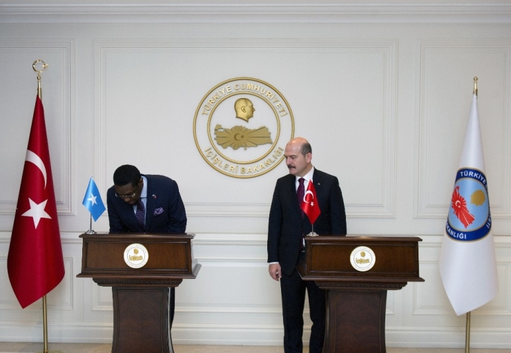 Bakan Soylu, Somalili Mevkidaşı Islow İle Bir Araya Geldi