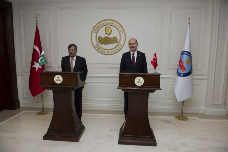 Bakan Soylu, Pakistan Heyetiyle Bir Araya Geldi