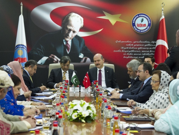 Bakan Soylu, Pakistan Heyetiyle Bir Araya Geldi