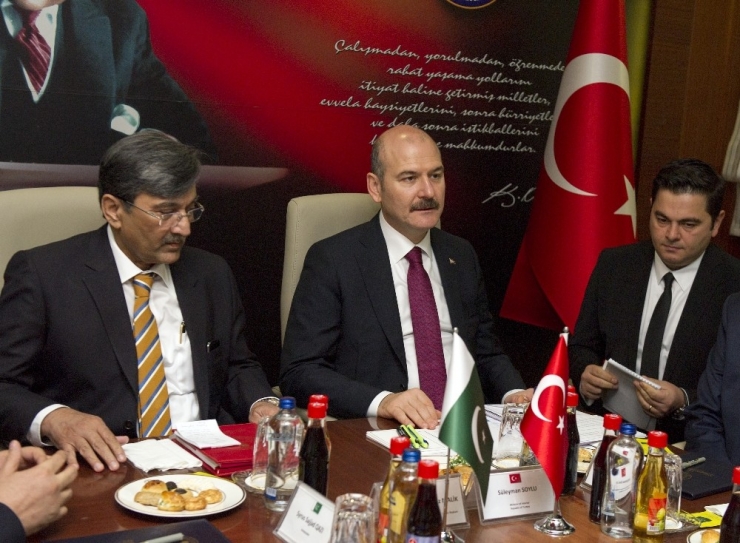 Bakan Soylu, Pakistan Heyetiyle Bir Araya Geldi