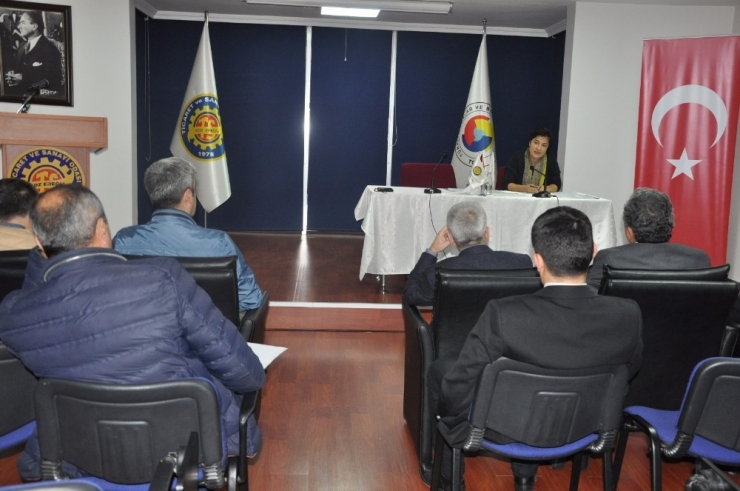 Sanayicilere Islah Osb İle İlgili Bilgilendirme Yapıldı