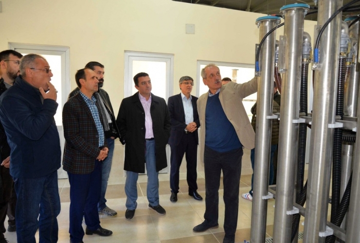 Başkan Bakıcı Söğüt Atık Su Arıtma Tesisi’nde İncelemelerde Bulundu