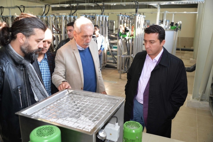Başkan Bakıcı Söğüt Atık Su Arıtma Tesisi’nde İncelemelerde Bulundu