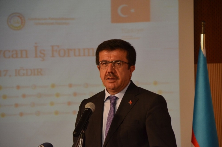 Bakan Zeybekci, Iğdır’da, Türkiye-azerbaycan İş Forumu’na Katıldı