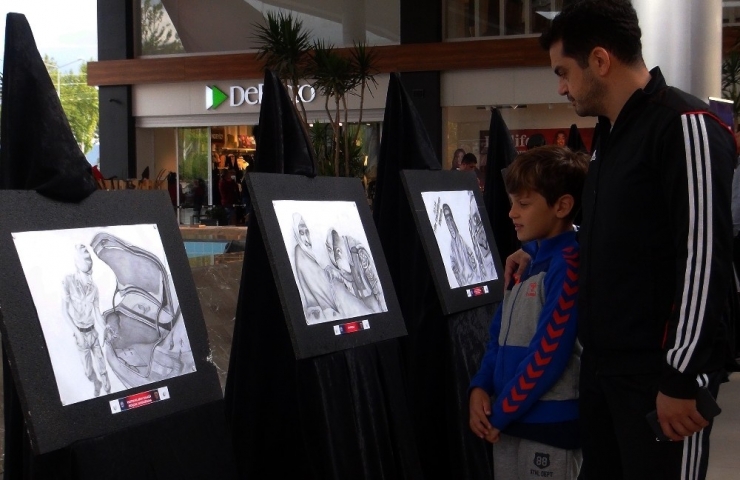 Muğla İl Jandarma Komutanlığı’ndan 29 Ekim Anısına Karakalem Ve Ahşap Oyma Sergisi