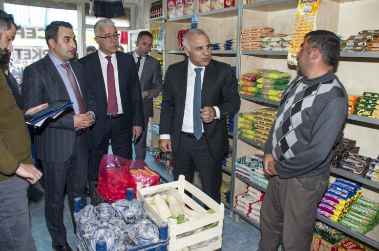 Vali Zorluoğlu Saray İlçesini Ziyaret Etti