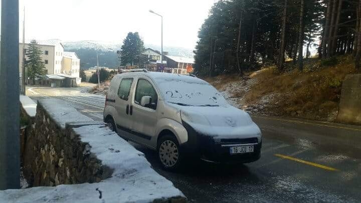 29 Ekim’de Uludağ’da Kar Sürprizi