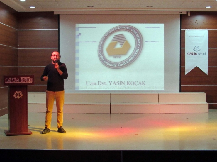 Çözüm Koleji Diyetisyen Yasin Koçak’ı Ağırladı