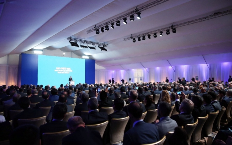 Cumhurbaşkanı Erdoğan, “Bakü-tiflis-kars Demiryolu” Hattının Açılışına Katıldı