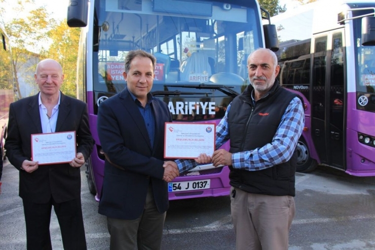 Özel Halk Otobüsü Esnafına Erişilebilirlik Belgesi Verildi