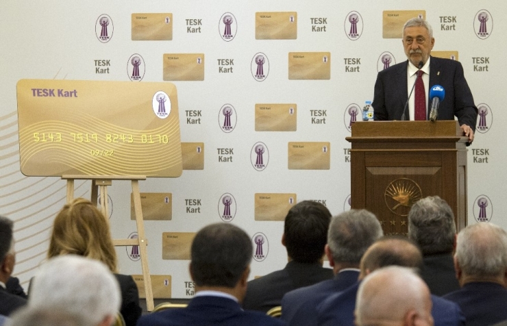 Tesk Kart’la 2 Milyon Esnaf Ve Sanatkar Alışveriş Yapabilecek