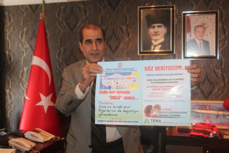 Niğde’de ‘Trafik Kurallarına Uyacağım’ Projesi