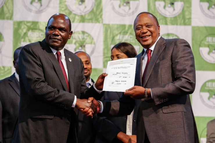 Kenya Cumhurbaşkanlığı Seçimlerinin Galibi, Uhuru Kenyatta