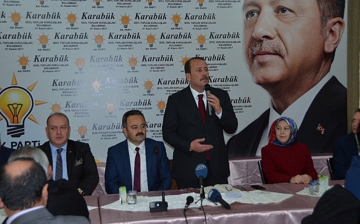 Ak Parti Genel Başkan Yardımcısı Karacan, Stk Temsilcileriyle Bir Araya Geldi