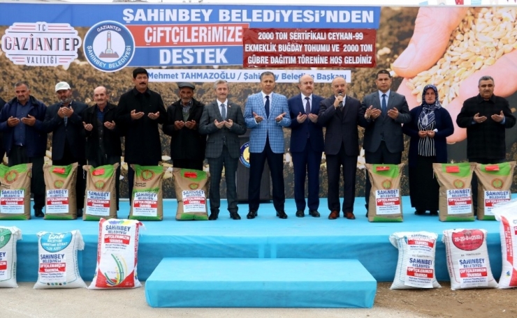 Şahinbey Belediyesinden 2 Bin Ton Tohum