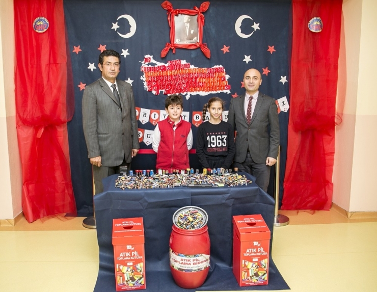 Şehitkamil’in Atık Pil Projesine Destek