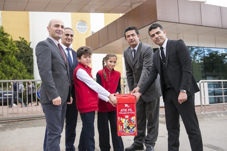 Şehitkamil’in Atık Pil Projesine Destek