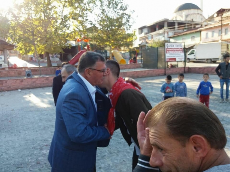 Vezirhan Beldesinde Asker Uğurlandı