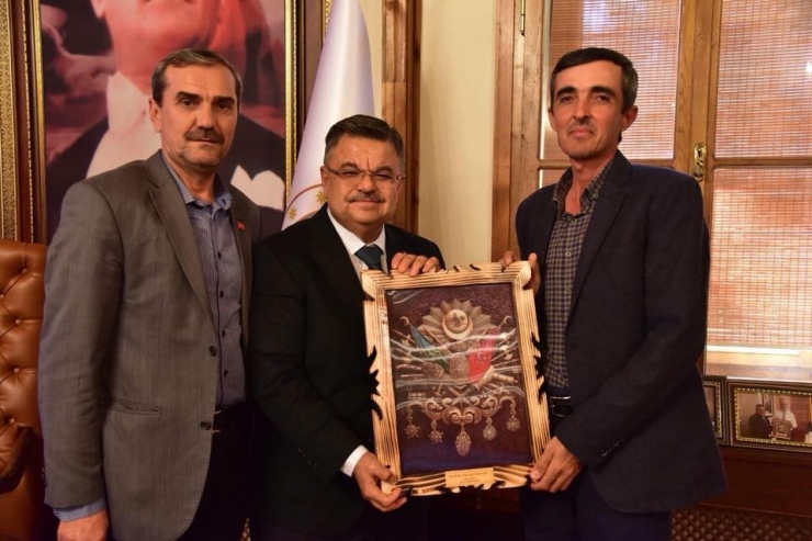 Ak Parti İlçe Teşkilatlarından Başkan Yağcı’ya Ziyaret