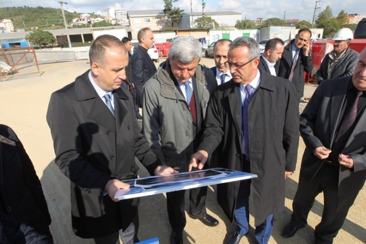 Başkanlar Gebze’de Projeleri Denetledi